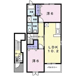 ソレイユIIの物件間取画像